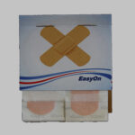 Textilplåster Beige 25x72 mm – 1 refill (36 st)