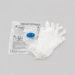 CPR Pocket Mask Keychain with Valve + Protective Gloves (CPR Kit) - Image 2