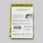 Emergency Rescue Blanket Gold / Silver 160×210 cm – Protection Against Cold & Heat