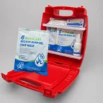 BurnCare Kit Väska Medium – Röd + Facemask